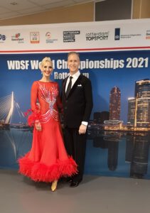 Helena Krauter und Hendrik Claaßen bei den WDSF Weltmeisterschaften 2021 in Rotterdam